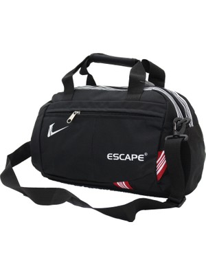 Escape 111 Polyester Kumaş Mini Seyahat Çantası / Spor Çanta Siyah