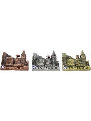 Nevamel Metal Istanbul Temalı Yöresel Magnet Model 3
