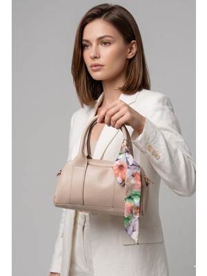 Vivazzaluxe The Boston Foulard Mini Model Kadın Deri El, Kol, Omuz Çanta
