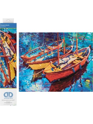 Elegantshop Diamond Dotz 5d Yapışan Boncuk Mozaik Tablo 47*38 cm DD9.013