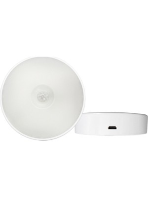 Hubstein HUBSTEİN USB Şarjlı Hareket Sensörlü LED Lamba 0.5W Beyaz Gece Lambası Özellikli