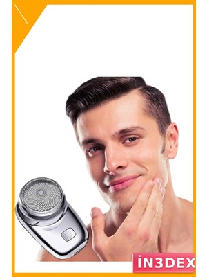 İn3dex Mini Sıfır Sakal Tıraş Makinesi USB Şarjlı Taşınabilir