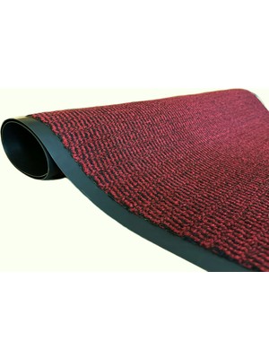 Dekoset Home Nem ve Toz Alıcı Bordo Rulo Paspas (Rulo Genişlik: 90CM)