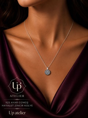 Up Atelier 925 Ayar Gümüş Zirkon Taşlı Nazar Boncuklu Model