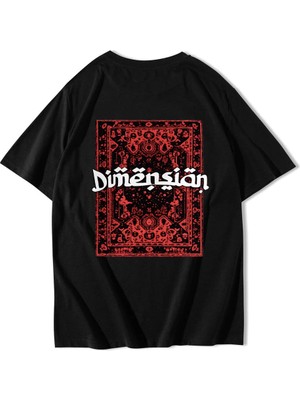 Brz Collection Unisex Oversize Dimension Vintage Persian Carpet Siyah