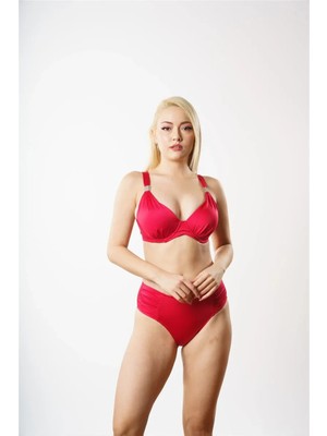 D'Lingerie Rouge Boş Kaplı Toparlayıcı Bikini Takımı DM1865K