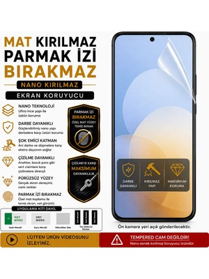 Astakos Vivo X200 Ultra Uyumlu Mat Nano Kırılmaz Darbe Emici Ekran Koruyucu