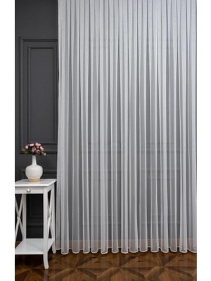Depo Home Ekstraforlu Tül Perde Tek Kanat GREK001EKSTRFR, Ekru, 300 x 240
