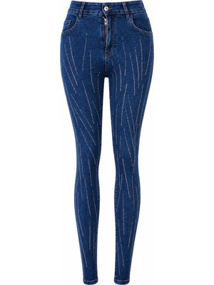 Trender 683 Maide Lacivert Kadın Jean Pantolon 26YP36000019
