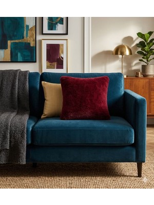     Zeybek Home Premium Bordo Peluş Kırlent Kılıfı | Yumuşacık Dokulu Dekoratif Yastık