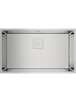 Teka  115000011  FLEXLINEA RS15 71.40 Paslanmaz Çelik Tezgahaltı Eviye Gri Renk 71 cm Modern Tasarım