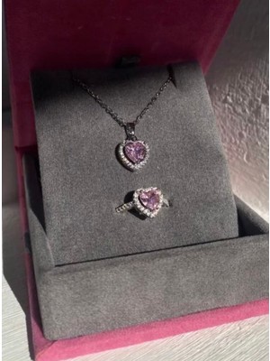 Pembe Kalpli Set