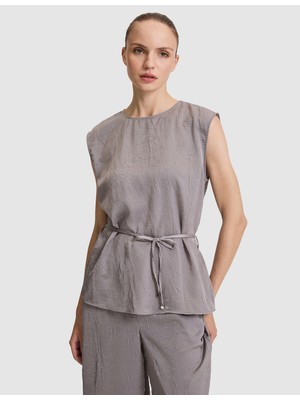 Pierre Cardin Kadın Açık Gri Regular Fit Bluz 50324060-VR001