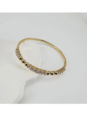 My Best Store Zirkon Taşlı Pirinç  Xuping Bileklik 5.5 mm - KBL0196