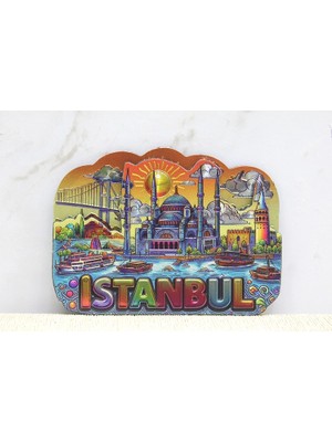 My Best Store Istanbul Temalı Silikon Buzdolapı Süsü Magnet ALK5376