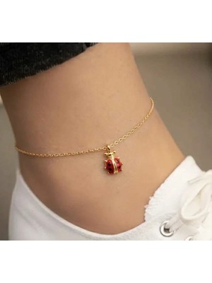 925 Ayar Gümüş Papatya Silver Minimal Uğur Böceği Halhal.rose.gold.rodaj Renk Seçeneği