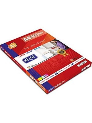 Kraf KF-2000 Laser Etiket, 210 x 297 mm
