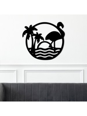 To Design Lab Flamingo Deniz Sahil Dekoratif Tablo