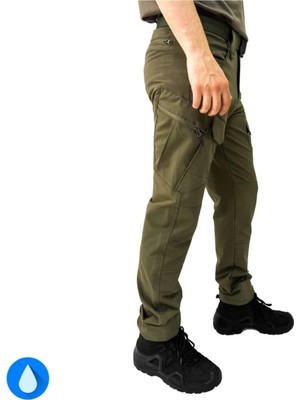 Kordak Haki Su Itici Taktik Pantolon - Water-Repellent Tactical Pantolon Cephe Serisi