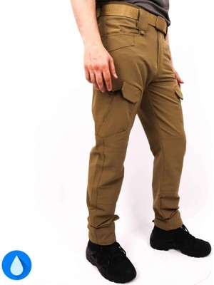 Kordak Bej Su Itici Taktik Pantolon - Water-Repellent Tactical Pantolon Cephe Serisi