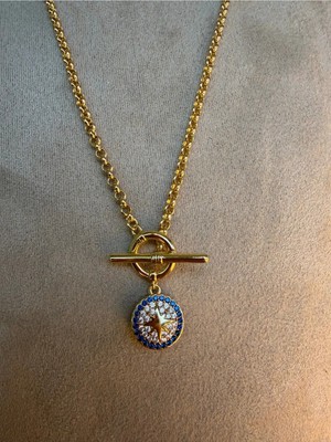 Xuping 14K Çivili Nazar Charm Model Kolye