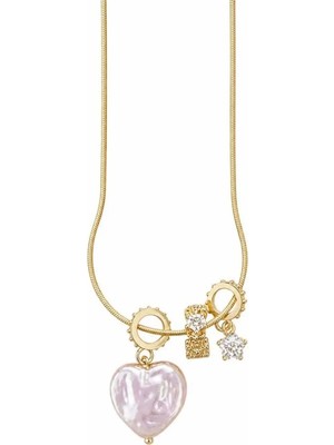 3 Lü Charm Model Çelik Kolye