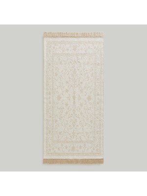 Linens Floret Kilim 80X150 cm Vizon Ekru