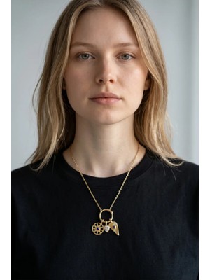 Charm Yaprak Kolye