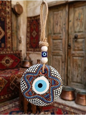 El Yapımı Nazar Boncuğu Duvar Süsü