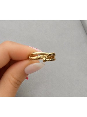 Xuping 14K Çivi Model Yüzük