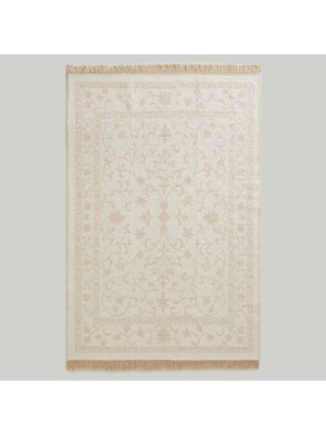 Linens Floret Kilim 120X180 cm Vizon Ekru