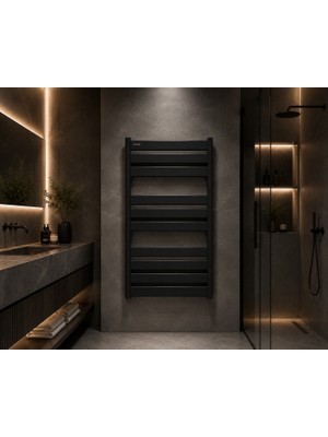 Termorad Alüminyum Mat Siyah 50X100 Petsa Slim Havlupan
