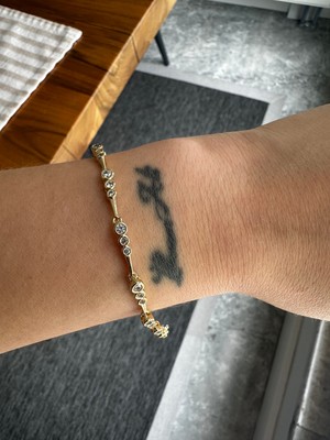 Luckyb Store Büyükten Küçüğe Sıralı 14 K Xuping Bileklik