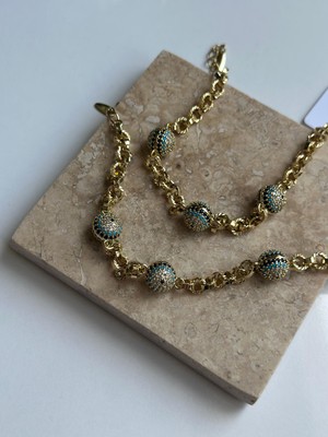 Luckyb Store 14 K Nazar Boncuğu Bileklik