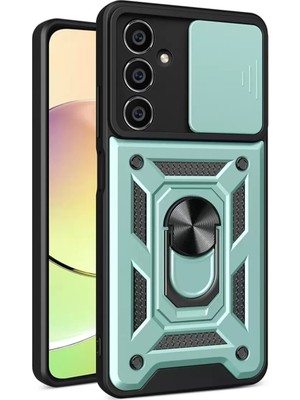 Sb Shopping Galaxy A25 5g Kılıf Pars Lens Yüzüklü Silikon - Yeşil