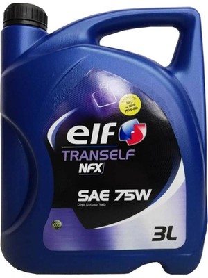 Elf Tranself NFX Yarı Sentetik Şanzıman Yağı 3 Lt SAE 75W Çok Ağır Yükler İçin Gelişmiş Koruma