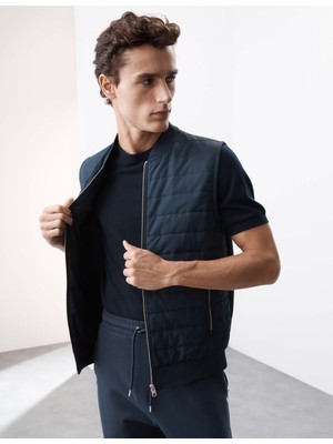 Marks & Spencer Stormwear™ Pamuklu Kapitone Yelek