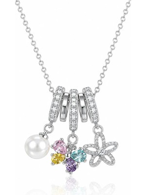 Treasure&co. Gümüş  Kadın Kolye TCAY-201
