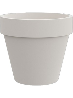 Teraplast Standart One 40 Plastik Saksı Beyaz