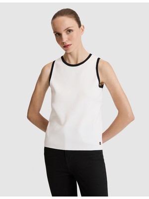 Pierre Cardin Kadın Beyaz Slim Fit Kazak 50324146-VR013