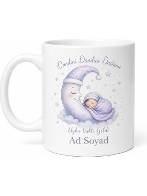 Tupya Gift Nostaljik Ninni Sözleri Bebek Kupası Uyku Vakti Hediye Baskılı Kupa Bardak