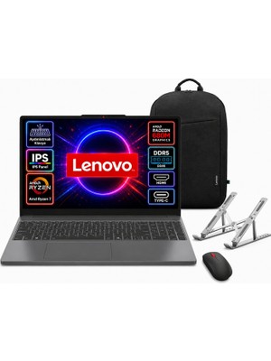 Lenovo Ideapad Slim 3 Amd Ryzen 7 7735HS 40GB 2tb SSD Freedos 15.3" Taşınabilir Bilgisayar + Çanta Mouse Stand