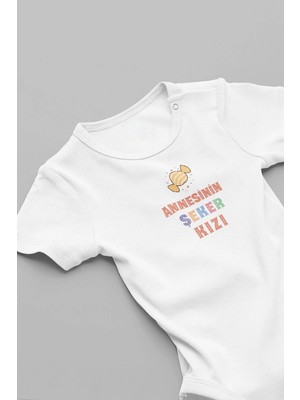 Eydu Baby Love Aşk Fil Baskılı Çıtçıtlı Bebek Body Badi Zıbın