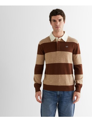 Gant Erkek Bej Regular Fit Polo Yaka Triko