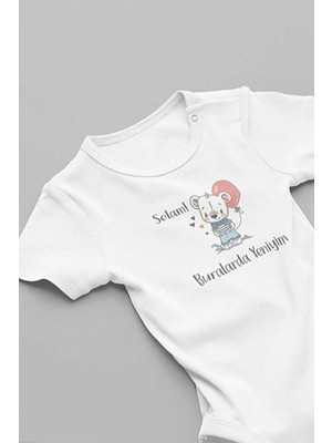 Eydu Baby Bir Mucize Doğdu Baskılı Çıtçıtlı Bebek Body Badi Zıbın
