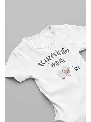 Eydu Baby Teyzemi Çok Seviyorum Yazılı Bebek Body Badi Çıtçıtlı Zıbın