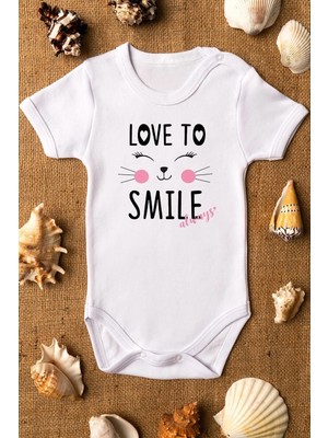 Eydu Baby Atatürk Imzalı Baskılı Bebek Body Badi Çıtçıtlı Zıbın