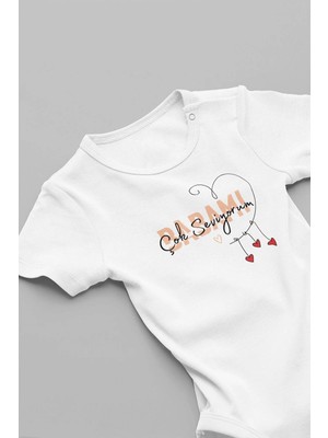 Eydu Baby Atatürk Imzalı Baskılı Bebek Body Badi Çıtçıtlı Zıbın