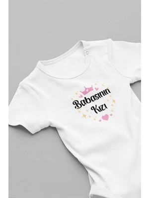 Eydu Baby Organik Pamuk Home Is Where Mama Is Anne Bebek Body Beyaz Badi Çıtçıtlı zıbın