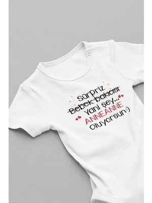 Eydu Baby Elimi Hiç Bırakma Baba Baskılı Bebek Body Kısa Kolllu Badi Zıbın